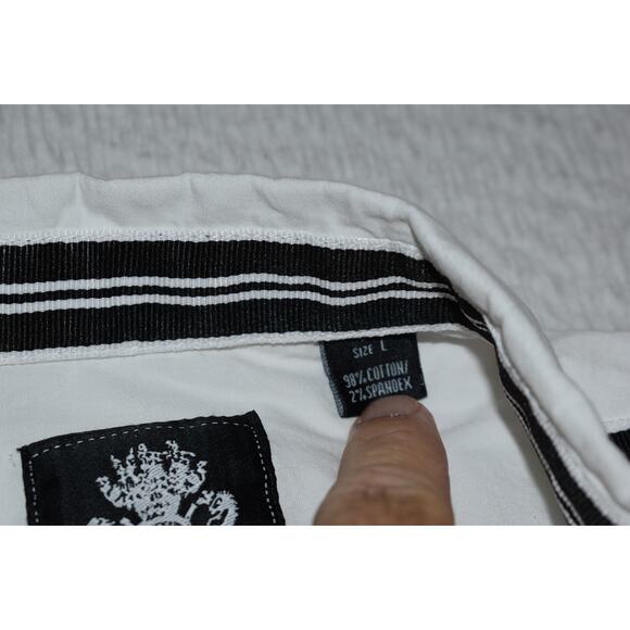 English Laundry Shirt Mens Size Large Stretch Christopher Wicks White - Picture 5 of 8